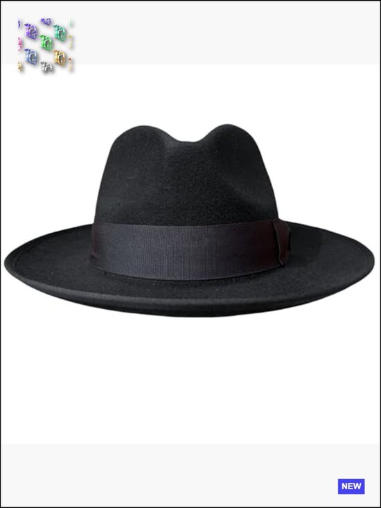 Soft Wool Fedora Hat Crushable Dress Wide Brim Unisex Classic Chic main image 4